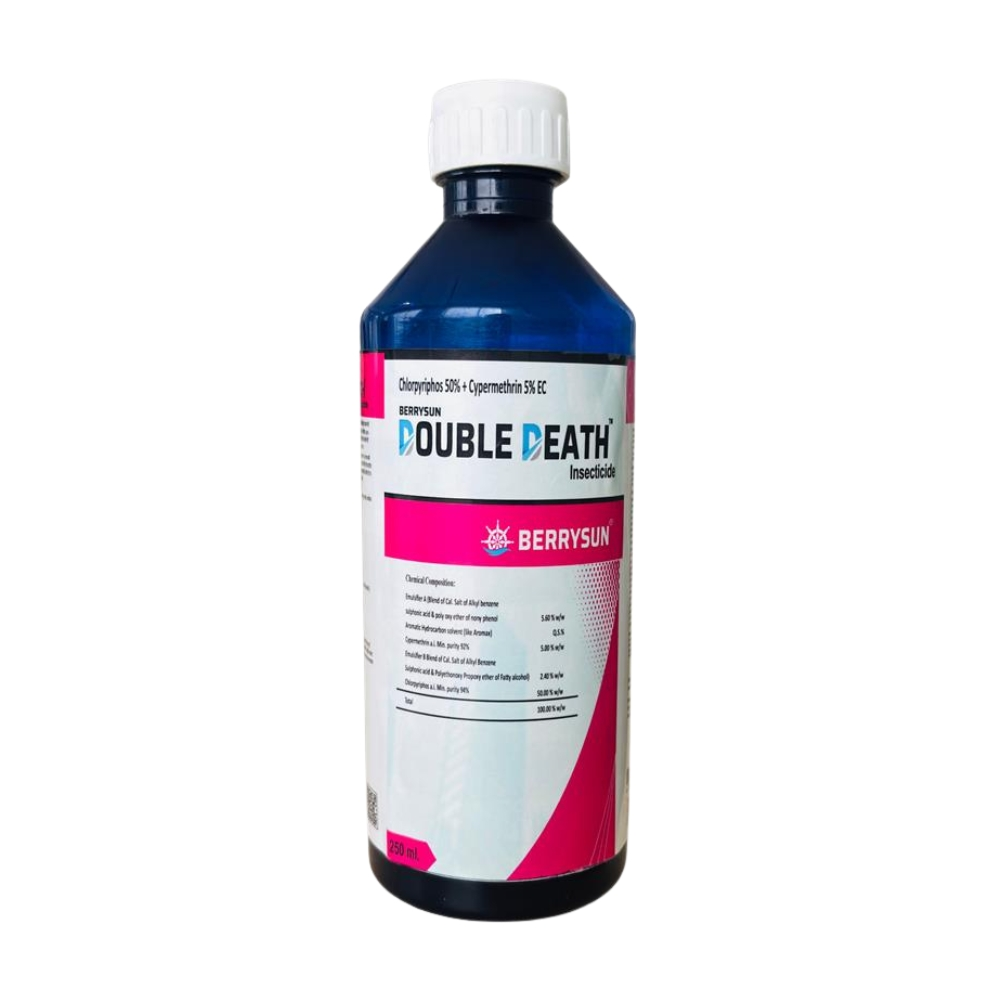 DOUBLEDEATH (Chlorpyriphos 50% + Cypermethrin 5% EC)